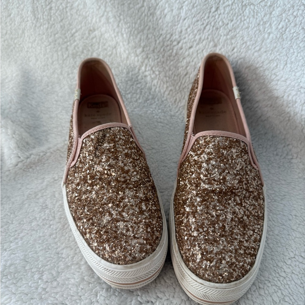 Kate Spade X Keds Glittery Slip-On Sneakers